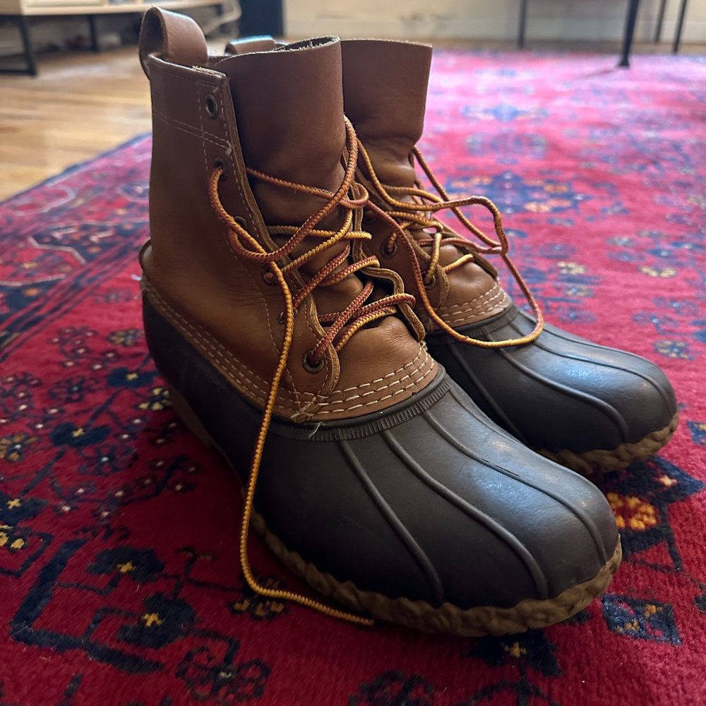 Lightly worn LL Bean Duck Boots